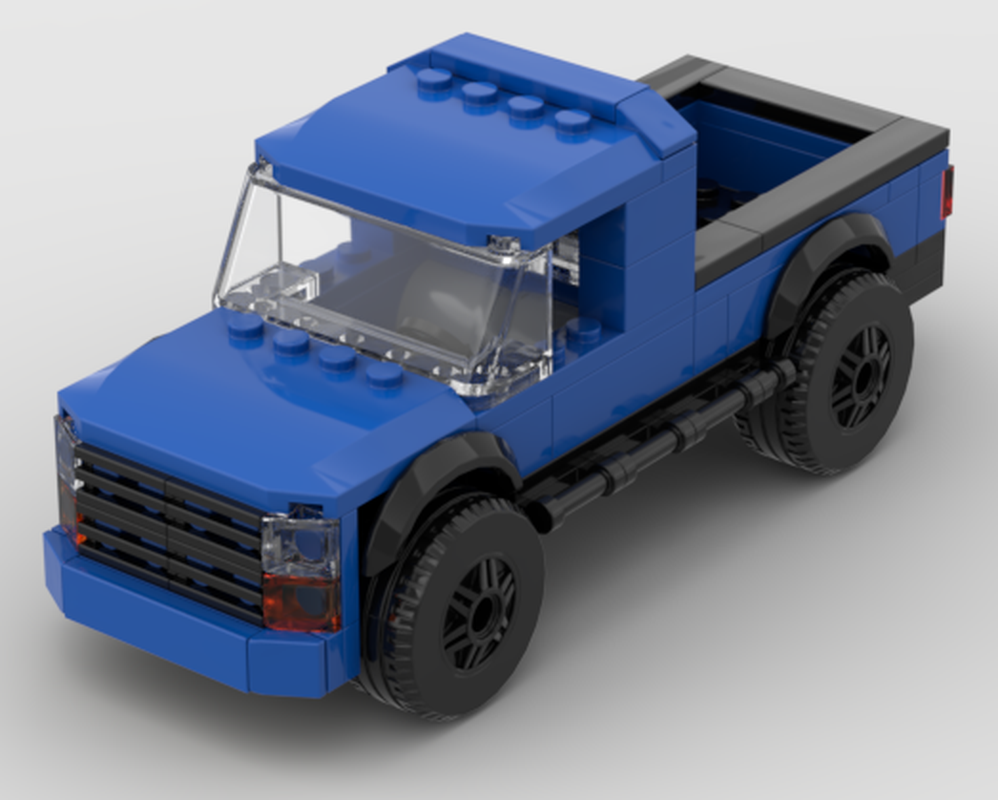 Lego blue ford