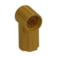 Lego Technic Axle and Pin Connector Angled #1 / Pearl Gold