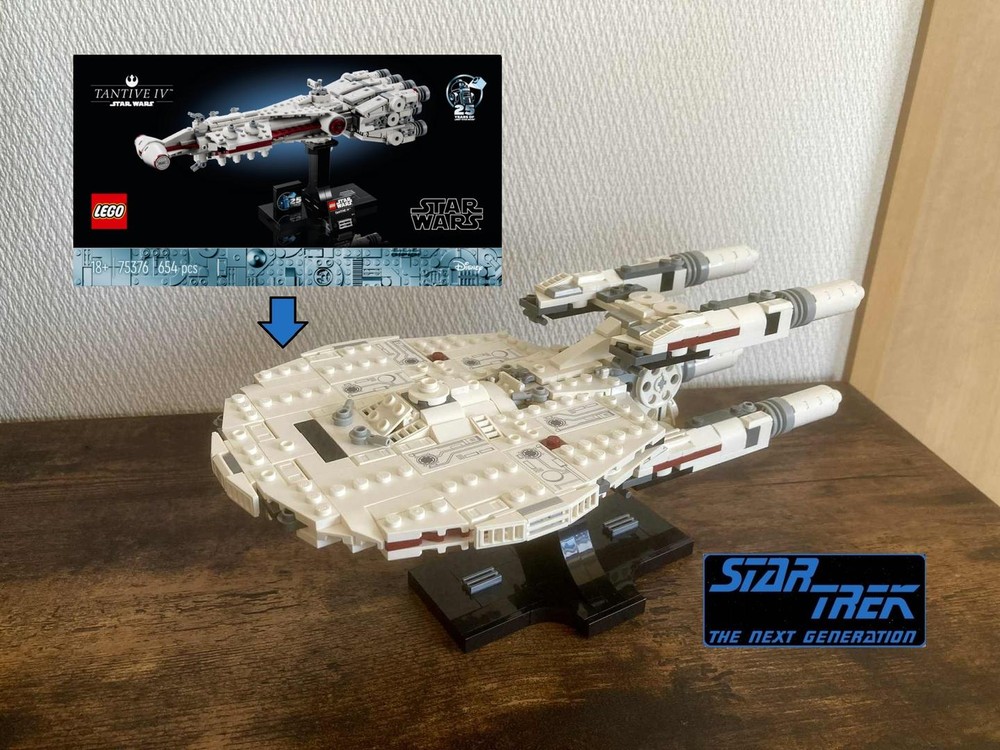Lego USS Stargazer NCC-2893 Midi-Scale
