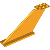 Lego Tail 12 x 2 x 5 / Bright Light Orange