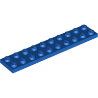 Lego Plate 2 x 10 / Blue