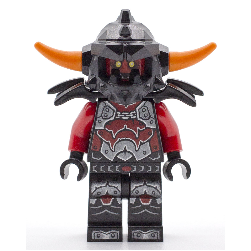 Lego Ash Attacker with Orange Horns