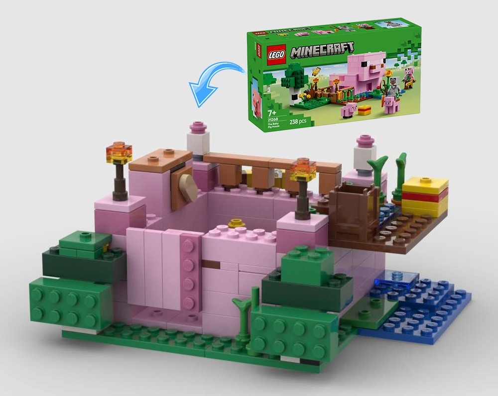 Lego Minecraft Cherry House 21268 Alternative