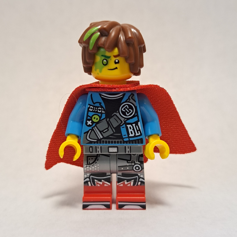Lego Mateo, Dark Azure Torso, Cape
