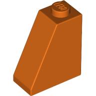 Lego Brick Sloped 65° 2 x 1 x 2 / Reddish Orange