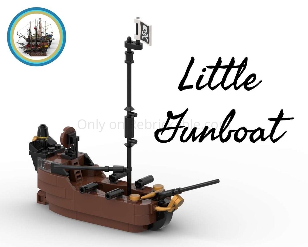Lego Little Gunboat | Pirate Ship