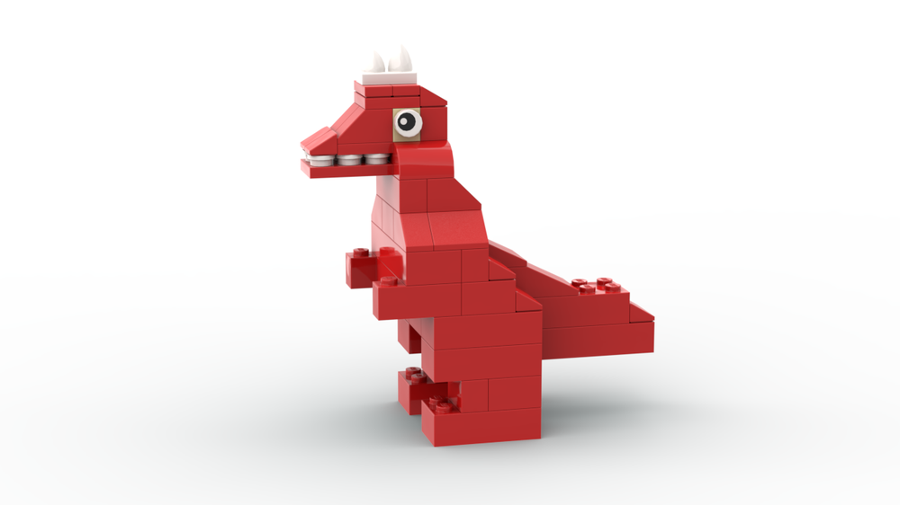 Lego 11016 Red dinosaur