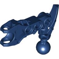 Lego Large Figure Skeletal, Limb, Angular with Ball Joint and Ball Socket (Av-Matoran) / Dark Blue