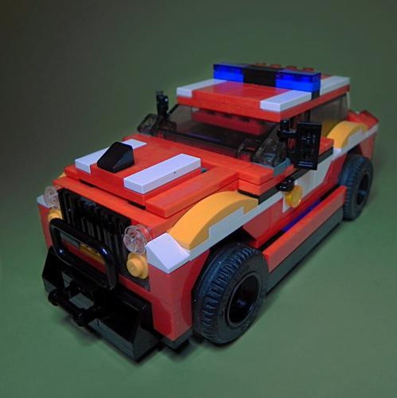 Lego Fire Car