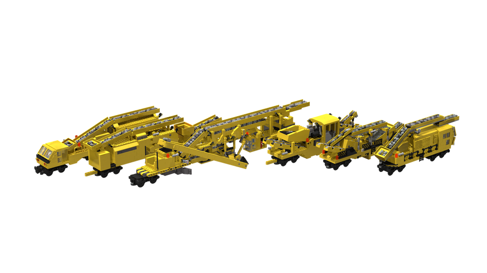 Lego Bettungsreinigungsmaschine / Ballast bed cleaning machine