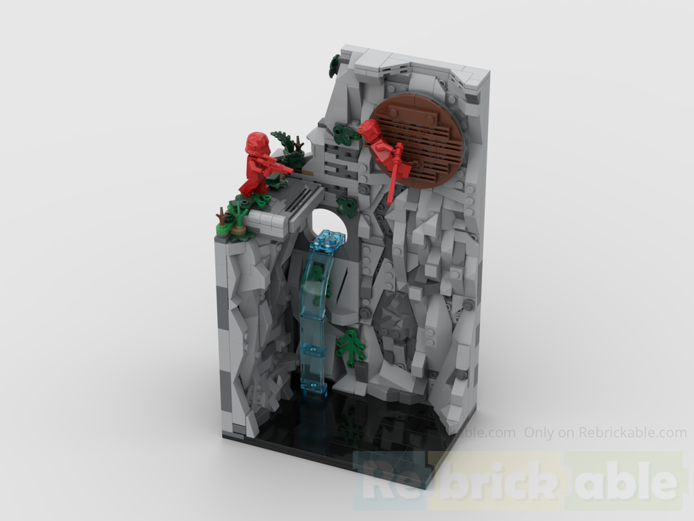 Lego Fallen Order (J:FO) - Wall-Run Diorama