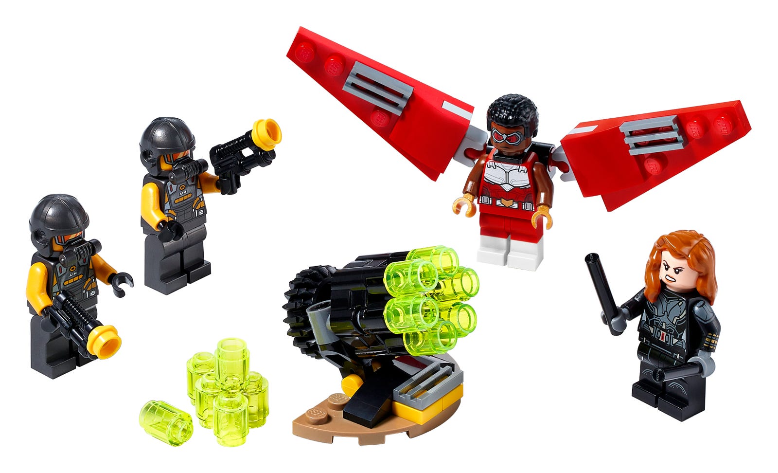 Lego Falcon & Black Widow Team Up