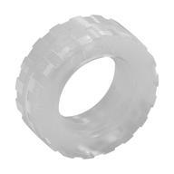 Lego Tyre 17.5 x 6 with Shallow Staggered Treads / Milky White
