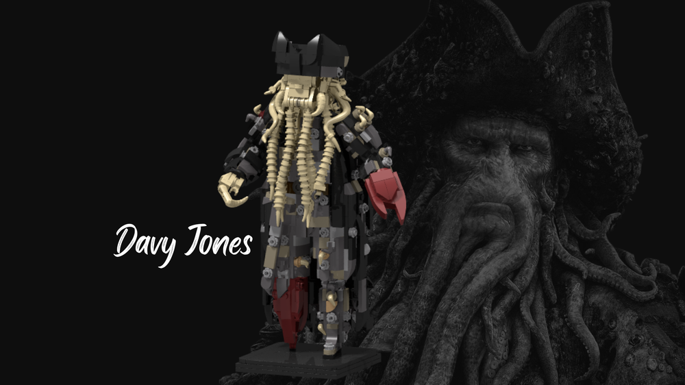 Lego Davy Jones Figurine