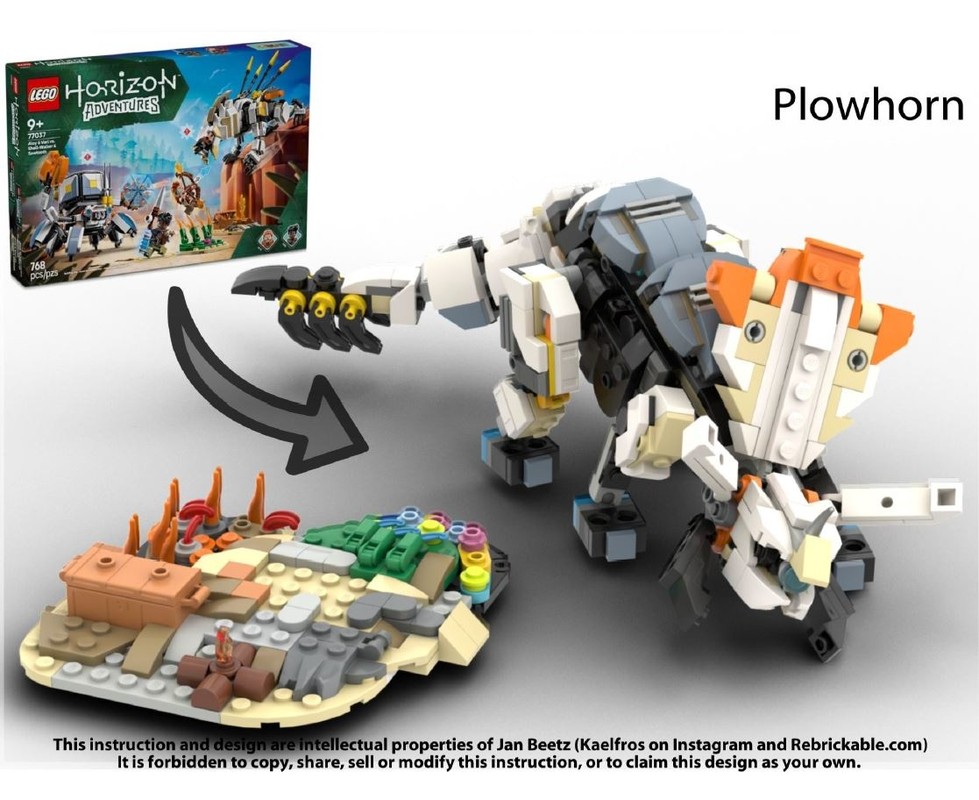 Lego Horizon Plowhorn 77037 Alternate