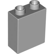 Lego Duplo Brick 1 x 2 x 2 / Light Bluish Gray