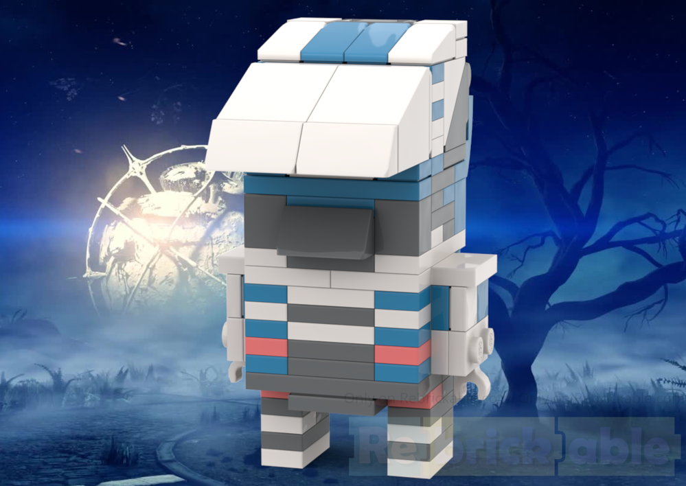 Lego Zephyr BrickHead - Warframe
