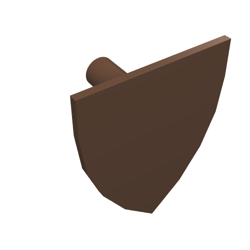 Lego Shield Triangular / Brown