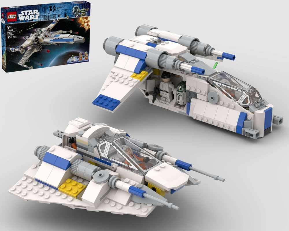 Lego 2-in-1 Alternate Builds Bundle - 75460 New Republic X Wing