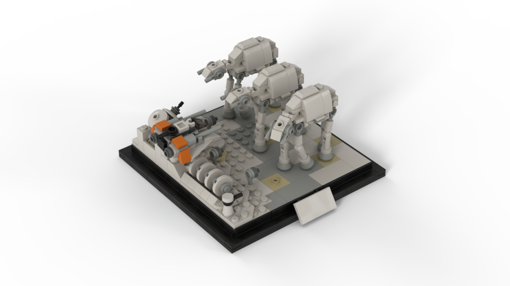 Lego 16X16 Micro Episode 5 : Battle of HOTH