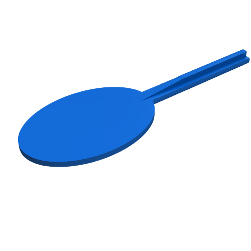 Lego Homemaker Figure Tool Oar / Paddle / Blue