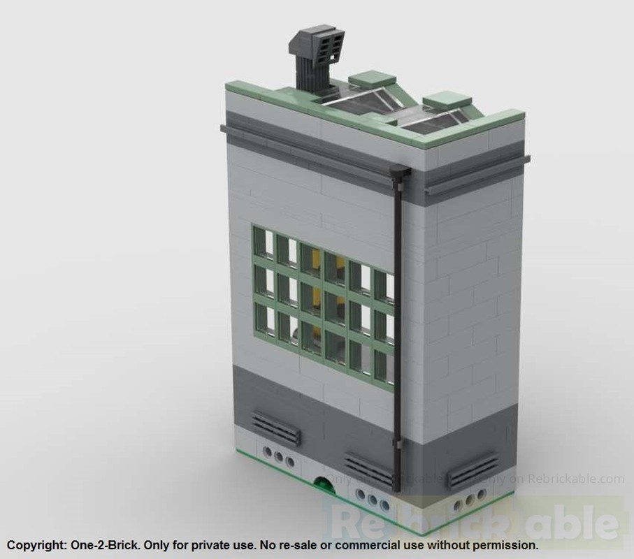 Lego Modular Logistics Center - Corner 1
