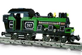 Lego Large Train Engine Green