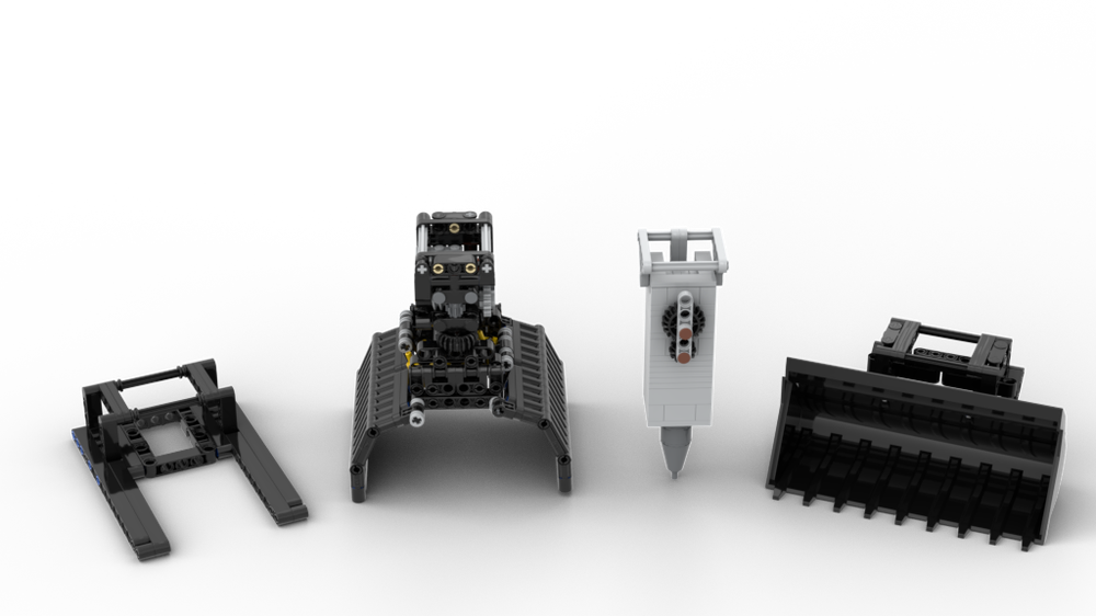 Lego Attachments for a Excavator
