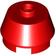 Lego Brick Round 2 x 2 Truncated Cone / Red