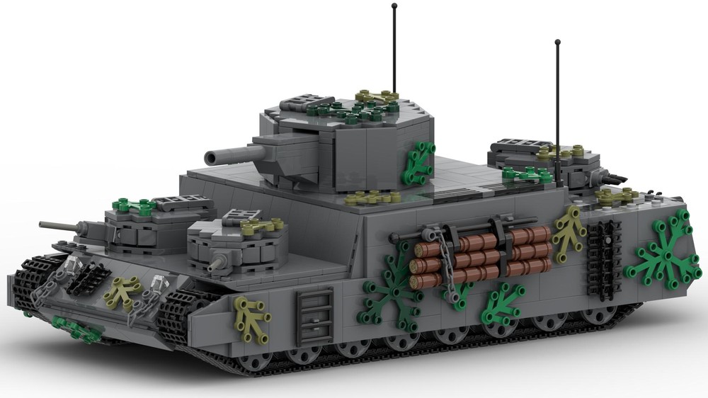 Lego 1:30 O-I (DGB version), Japanese Super Heavy Tank