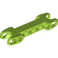 Lego Technic Axle and Pin Connector 2 x 7 with Two Ball Joint Sockets [Squared Ends] / Lime