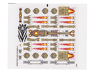 Lego Sticker Sheet for Set 70146-1