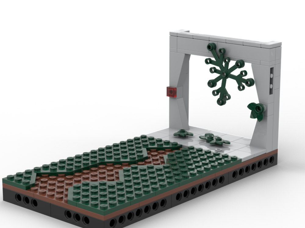 Lego Abandoned Endor Base Diorama