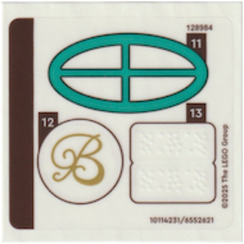 Lego Sticker Sheet 2 for Set 75640-1