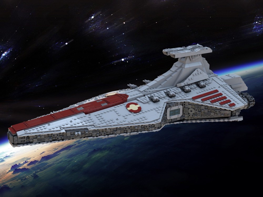 Lego Venator-class Republic Attack Cruiser (with interior) - the Clone Wars