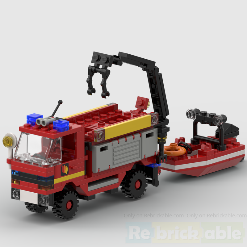 Lego Water Rescue Truck