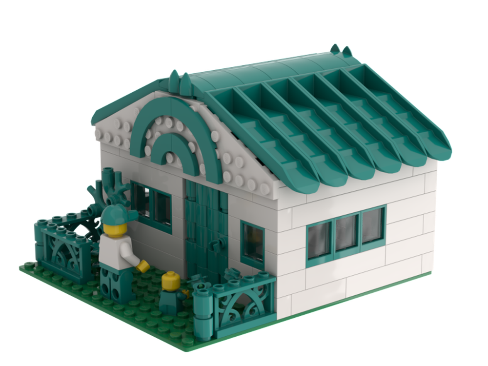 Lego House with brick separators