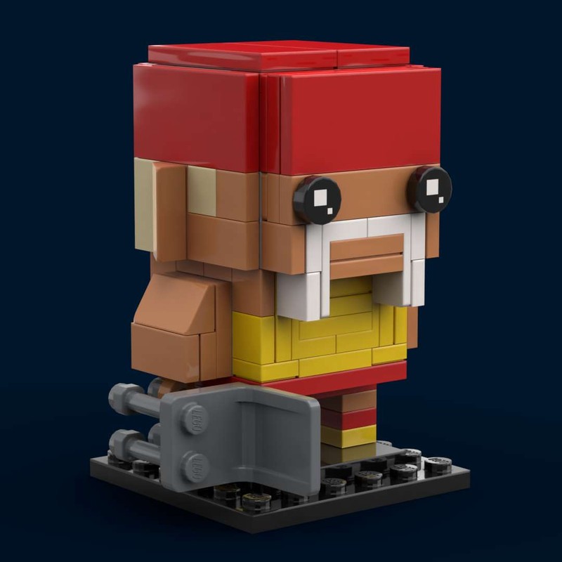 Lego WWF Hulk Hogan Brickheadz