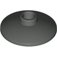 Lego Dish 2 x 2 Inverted [Radar] / Dark Gray