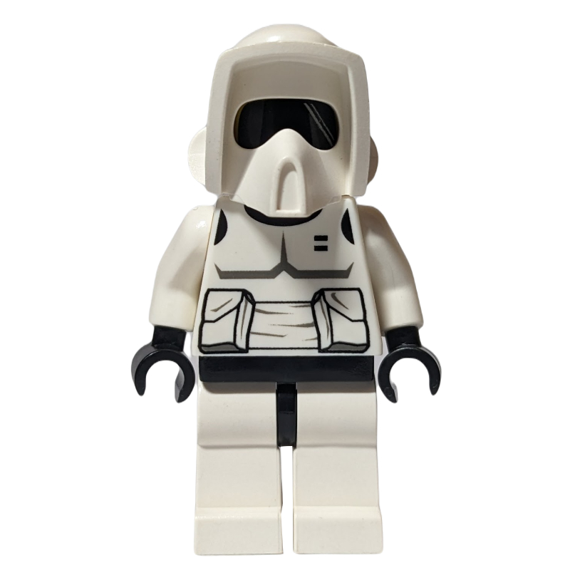Lego Scout Trooper, Yellow Head with Black Visor