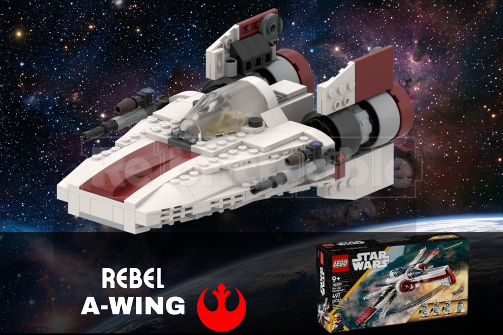 Lego A-wing ARC-170 Alternate build