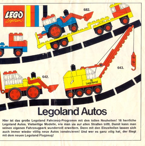 Lego 1972 Medium German - Legoland Autos (97305-Ty)