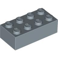 Lego Brick 2 x 4 / Sand Blue