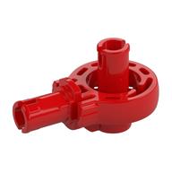 Lego Technic Rotation Joint Ball Loop with Two Perpendicular Pins with Friction / Red