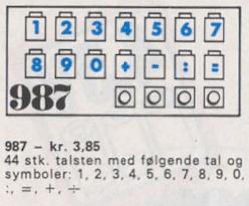 Lego Number Bricks