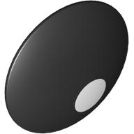Lego Shield Round Bowed with White Dot Print