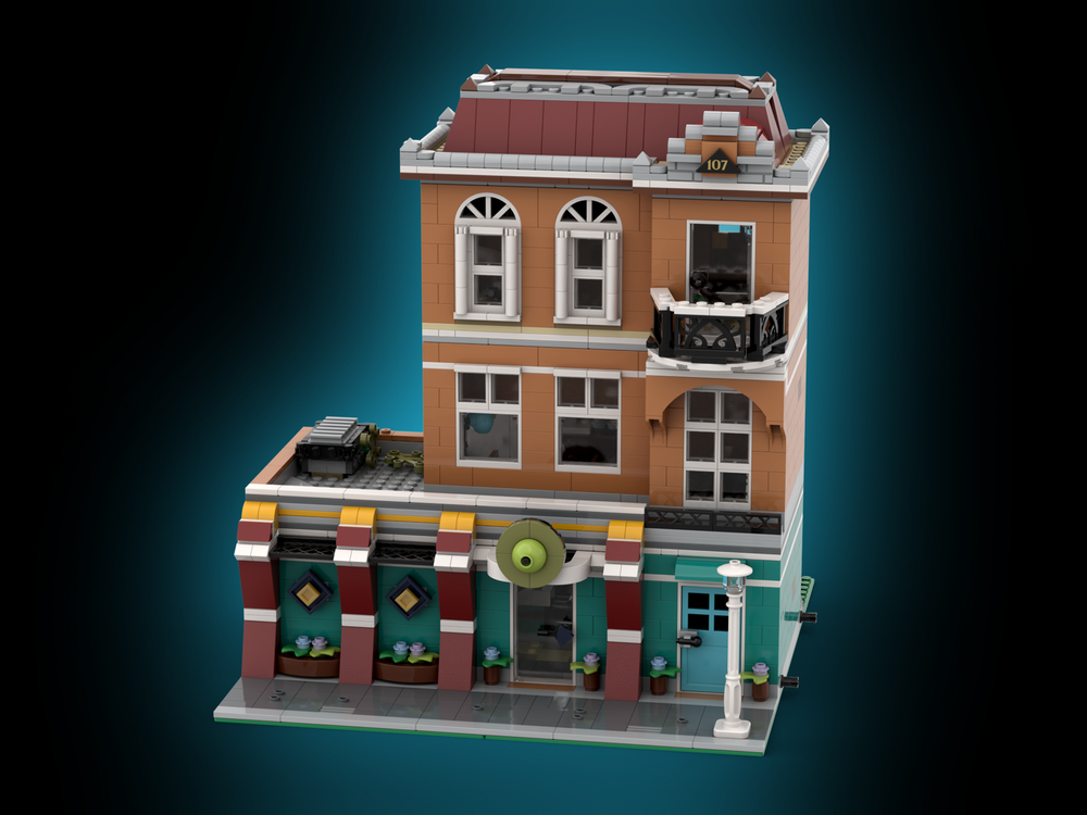 Lego Birch Bowling Alley - 10270 Bookshop Alternative Build