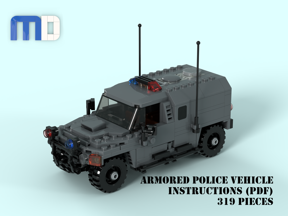 Lego Armored Police Vehicle MOC