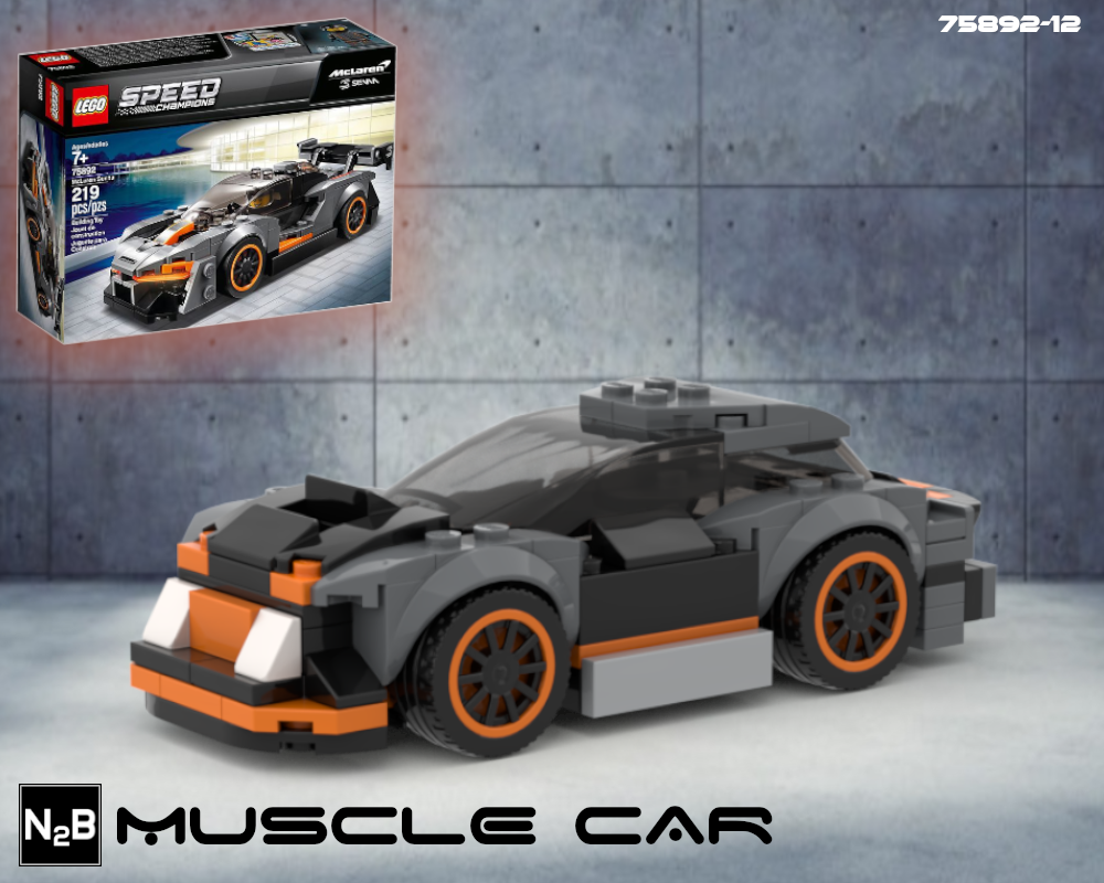 Lego Muscle Car - LEGO 75892 alternate build 12