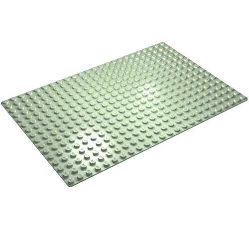 Lego Baseplate 16 x 24 / Light Green